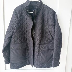 Lands' End Women's Reversible Barn Quilted Insulated Jacket large/petite (14-16)